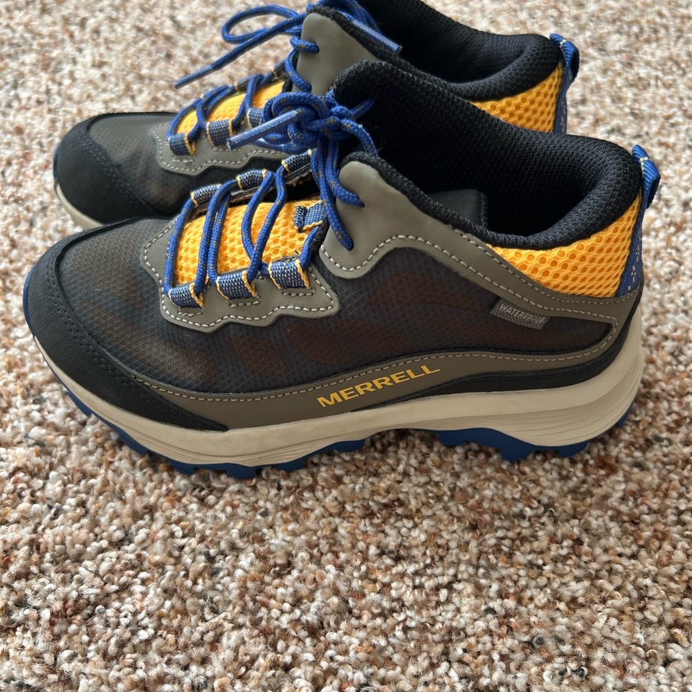 Merrell Kids Boots - Yellow, Blue, and Gray - Picture 2 of 4